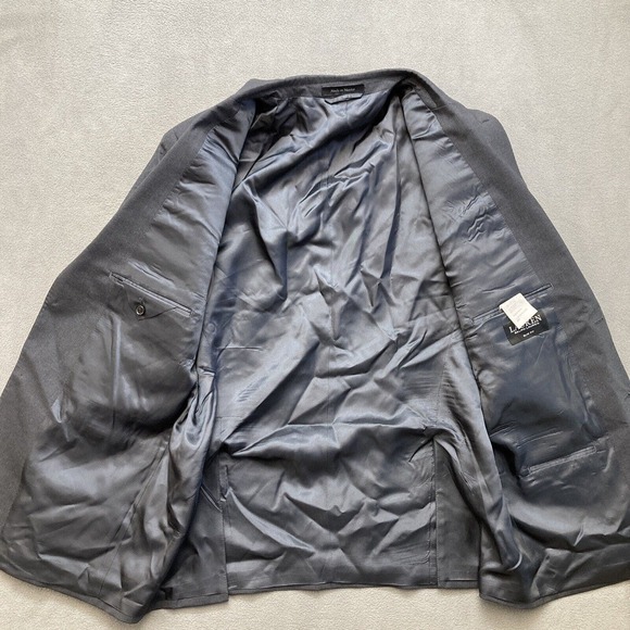 Lauren Ralph Lauren Slim Fit Mens 100% Wool Coat Blazer 2-Button Jacket Size 46R - Picture 7 of 16